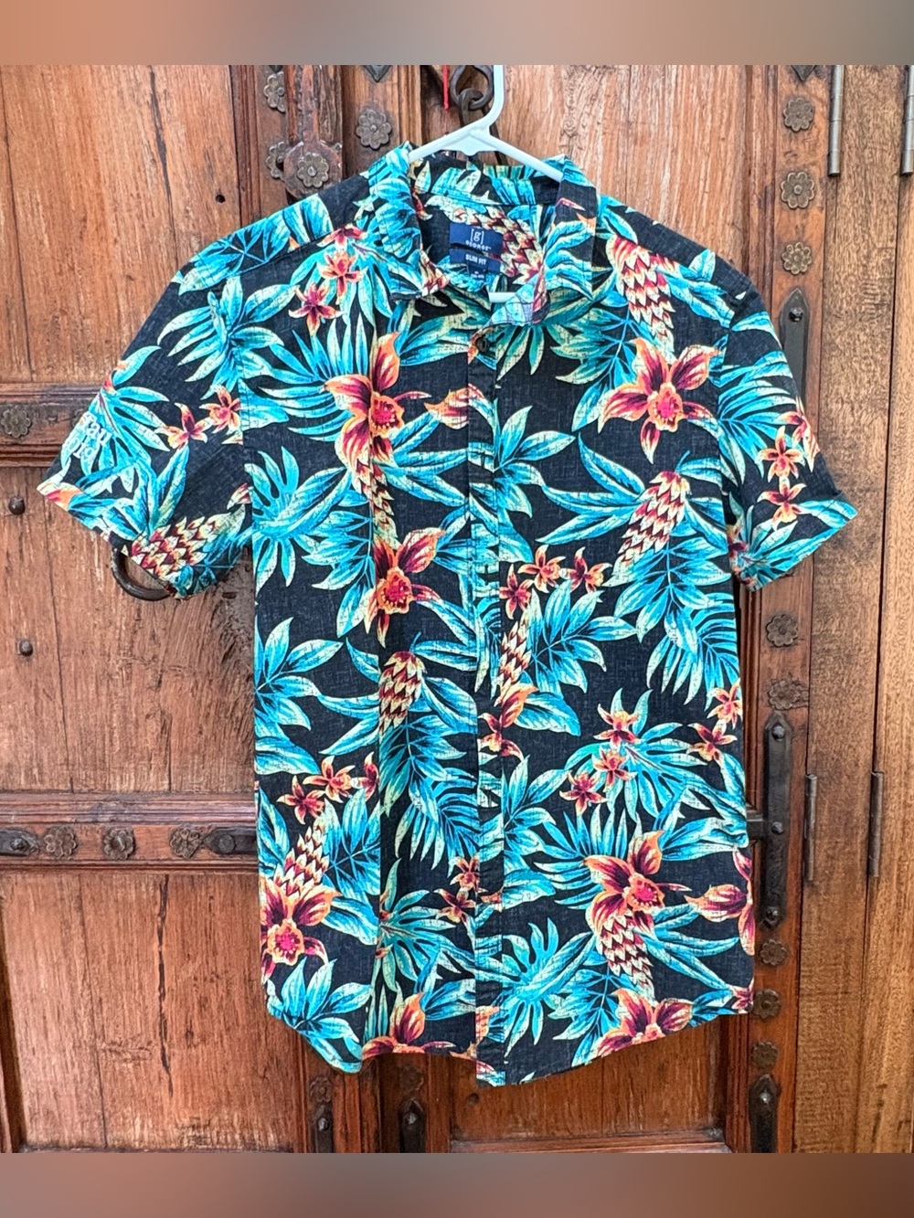 Theta Tau 2019 Button Down Shirt Men's M 38-40 Slim Fit Greek Life Fraternity